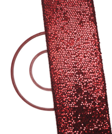 brown big heavy sequin net fabric o132 5685